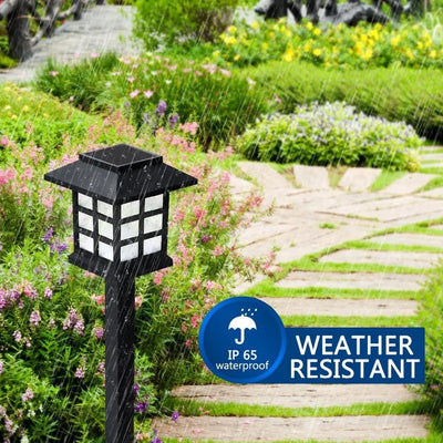 2/4/6/8pcs Led Solar Pathway Light