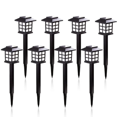 2/4/6/8pcs Led Solar Pathway Light