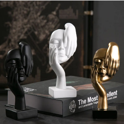 Nordic face statue Ornaments