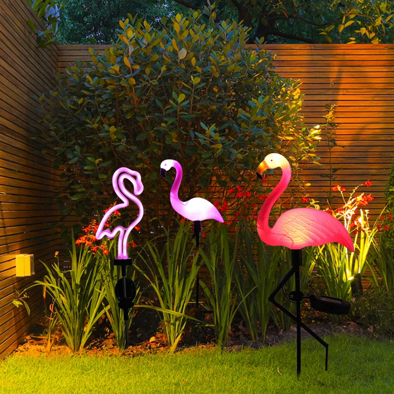 Solar Flamingo Light LED Outdoor