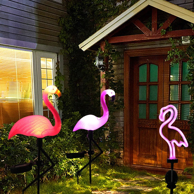 Solar Flamingo Light LED Outdoor